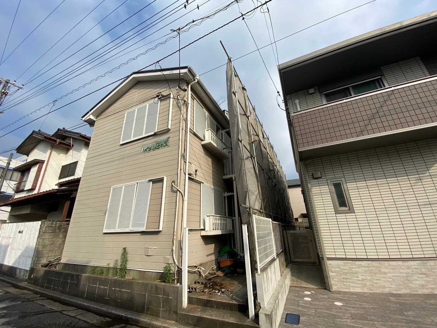 千葉市中央区黒砂台 解体工事① ~現場の風景~