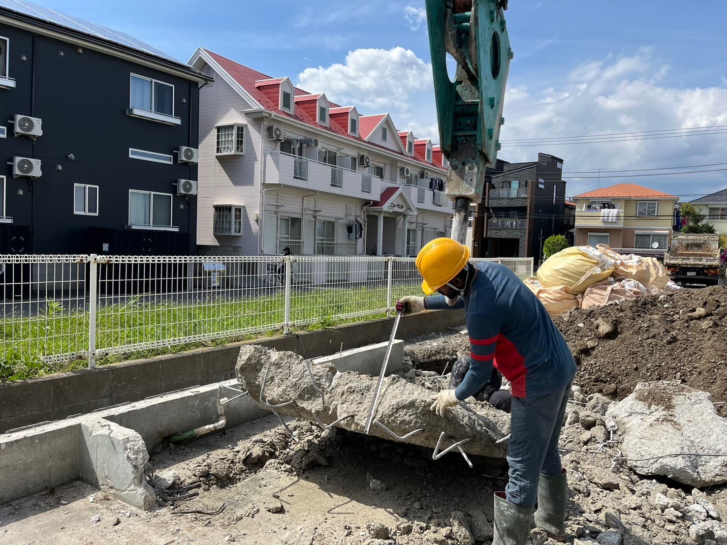 市川市新井 解体工事⑦ ~現場の風景~