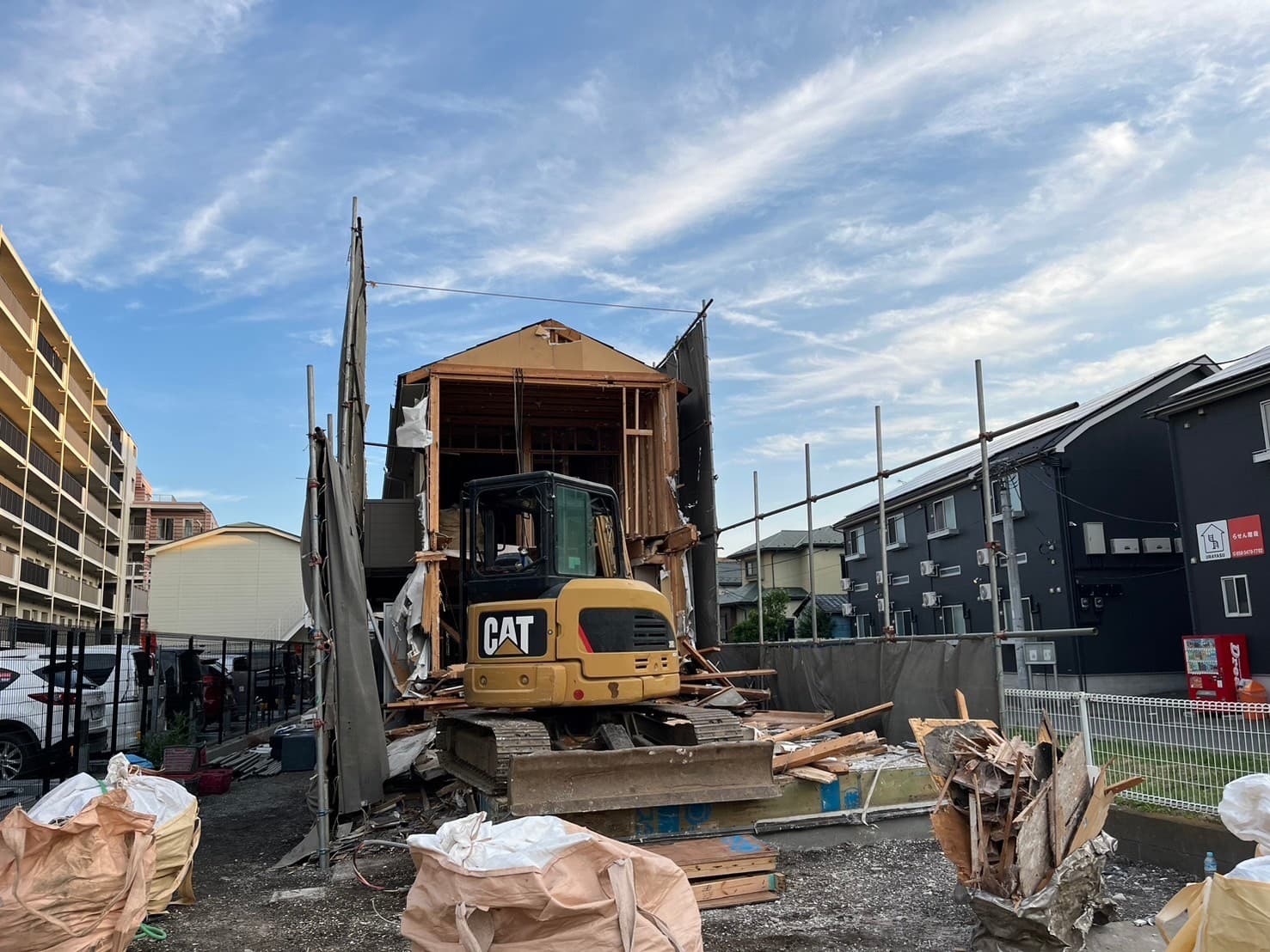市川市新井 解体工事③ ~現場の風景~