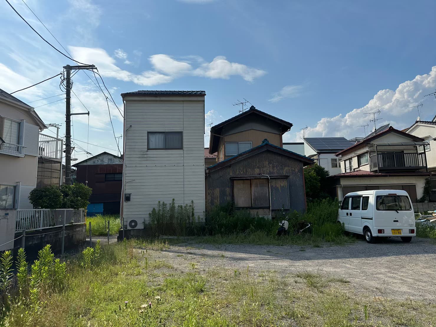 市川市押切 木造3連棟 450万円→500万円