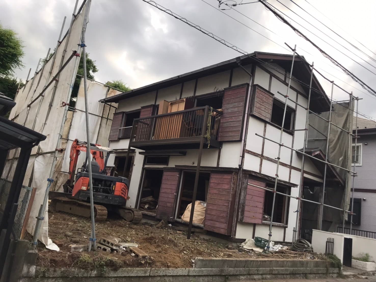 佐倉市上志津 解体工事③ ~現場の風景~