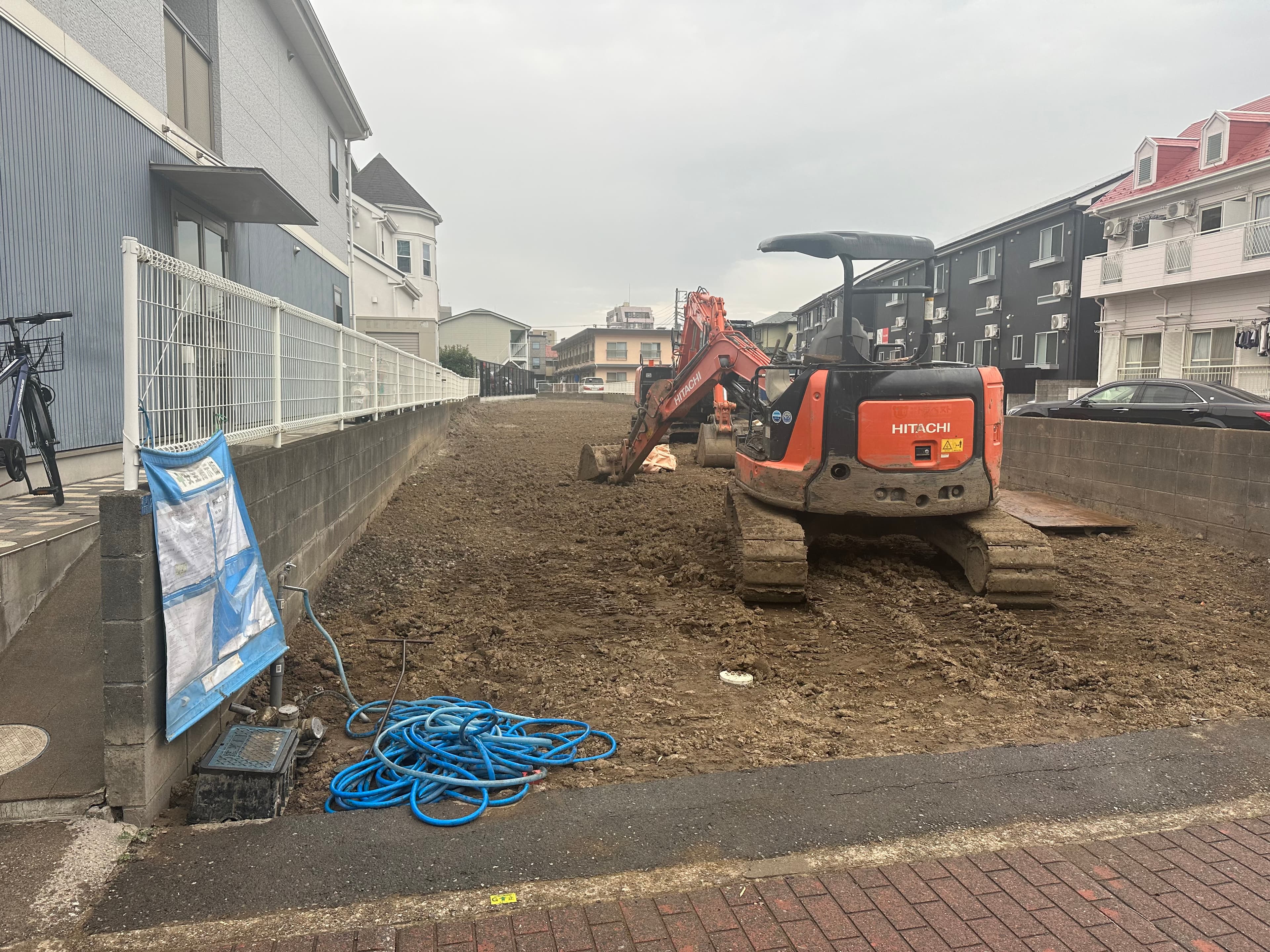 市川市新井 解体工事⑨ ~現場の風景~